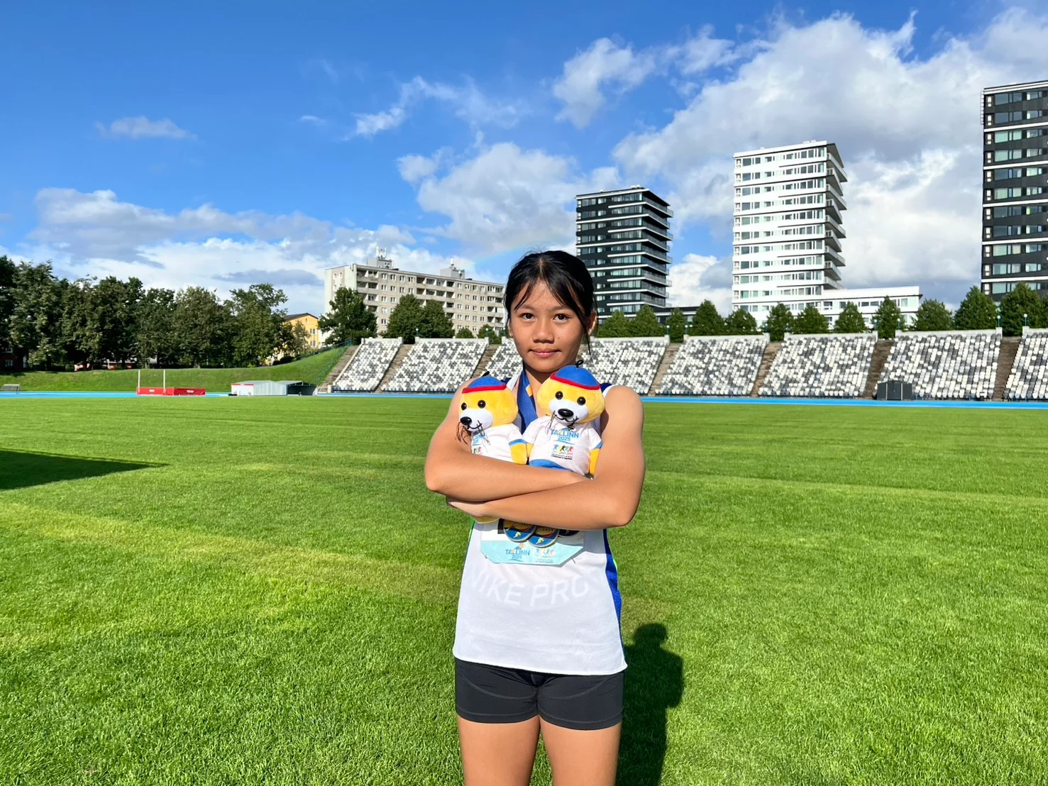 《體壇》愛沙尼亞國際少年運動會 林子婕跨欄連霸摘金