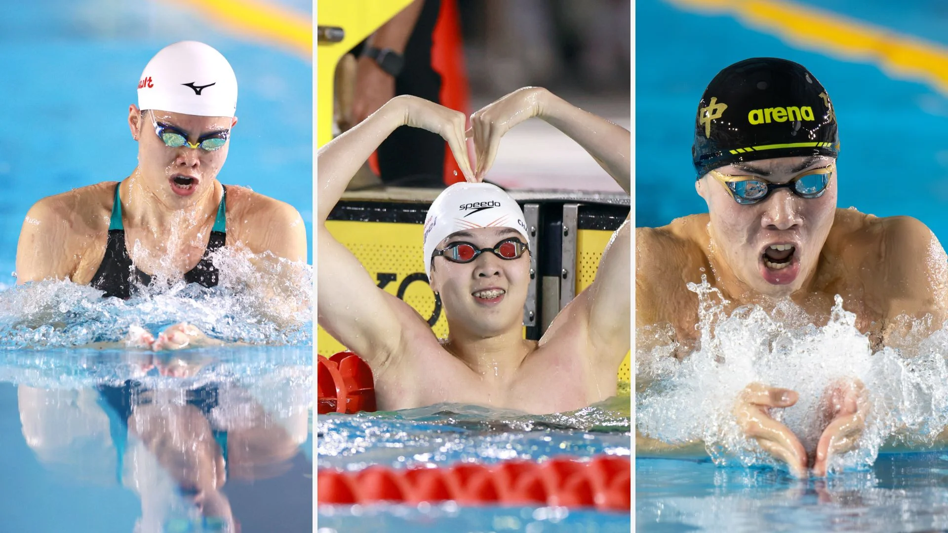 《游泳》林姵彣、張喬禕、張暐堂三泳將 100蛙破大會又達亞運標