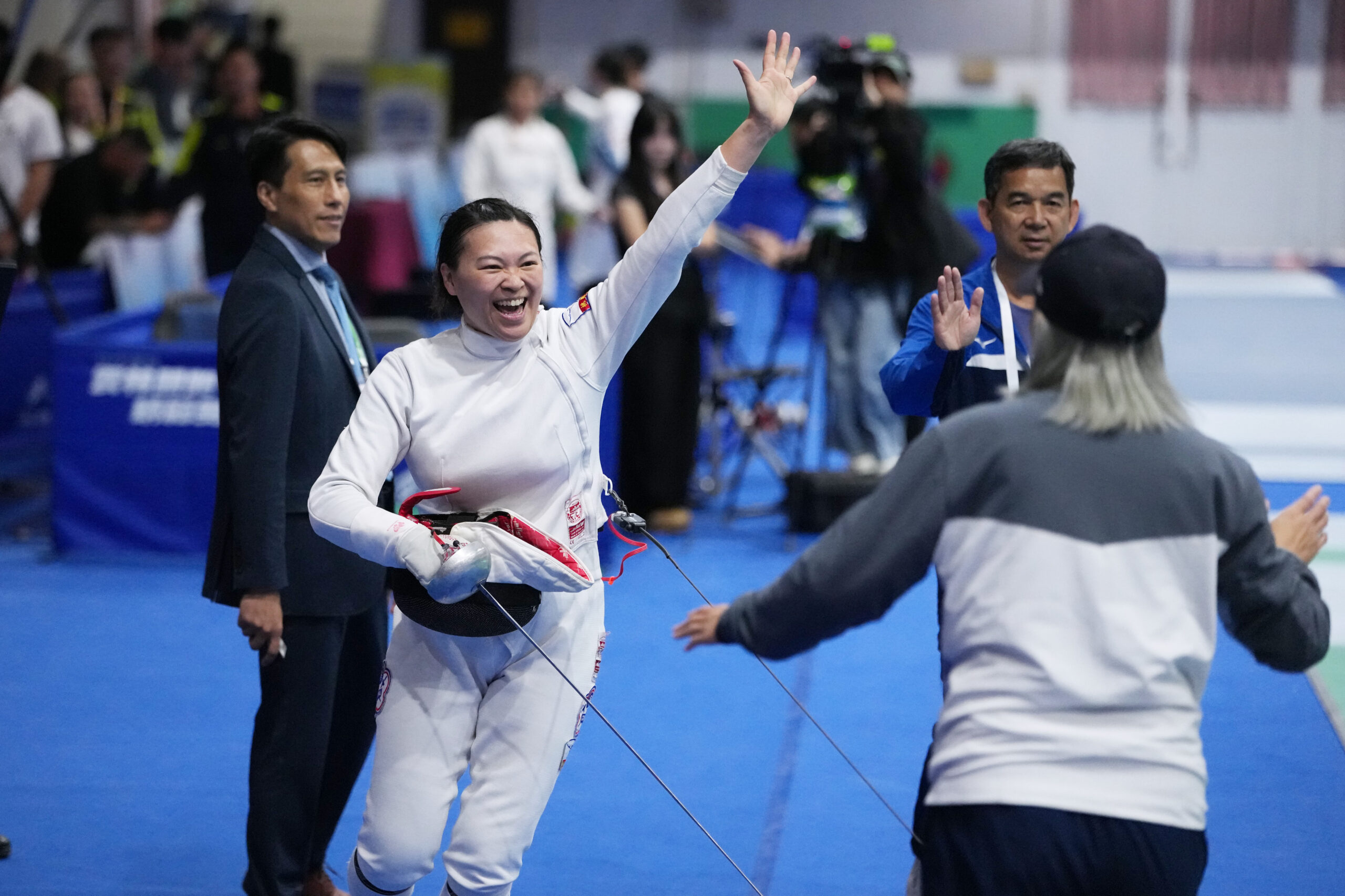 《擊劍》媽媽劍客享受擊劍樂趣 徐若庭搶下女子銳劍金牌