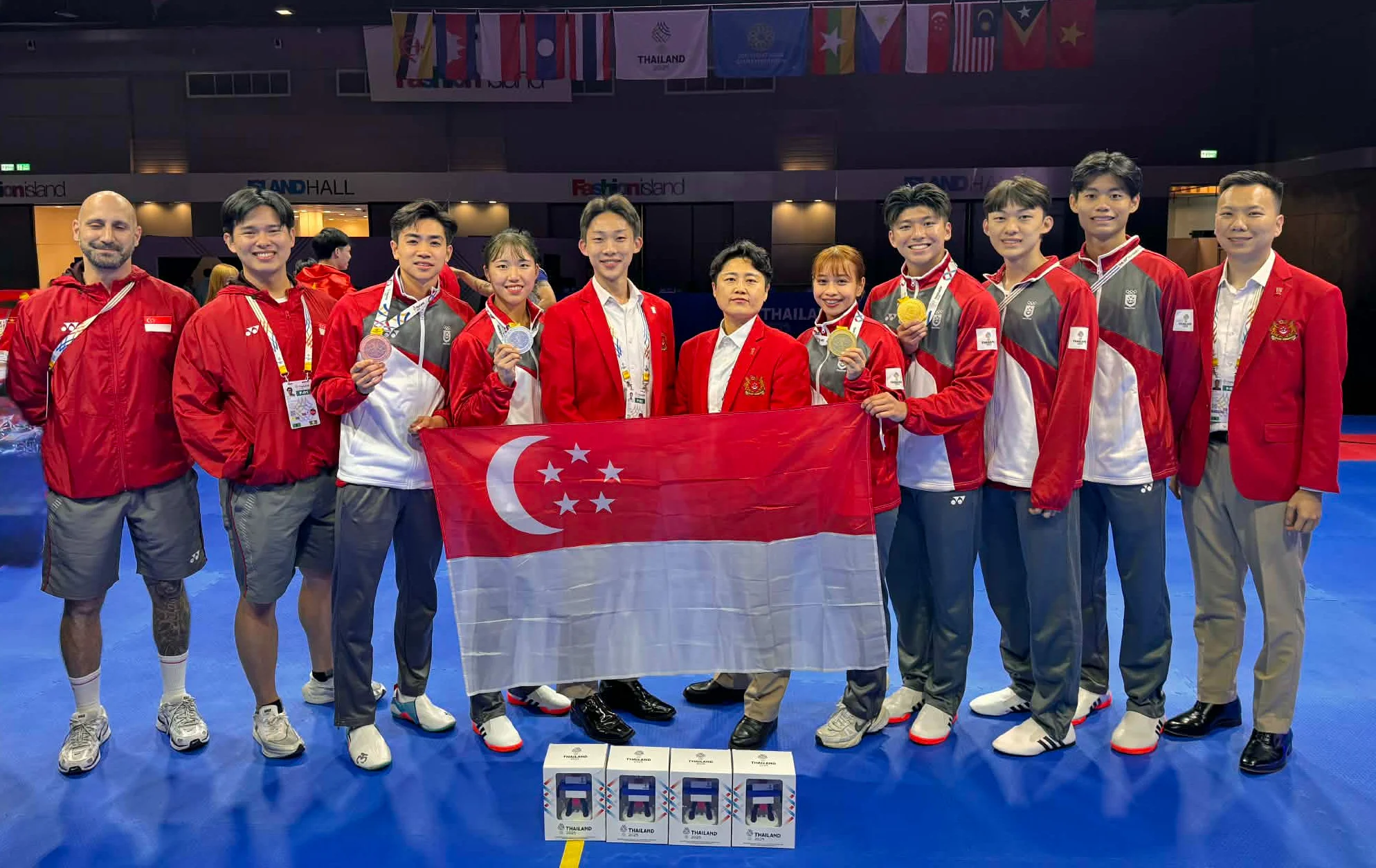 《跆拳道》台灣品勢金牌教練邱沐恩掌兵符 新加坡睽違10年再奪東南亞運金牌