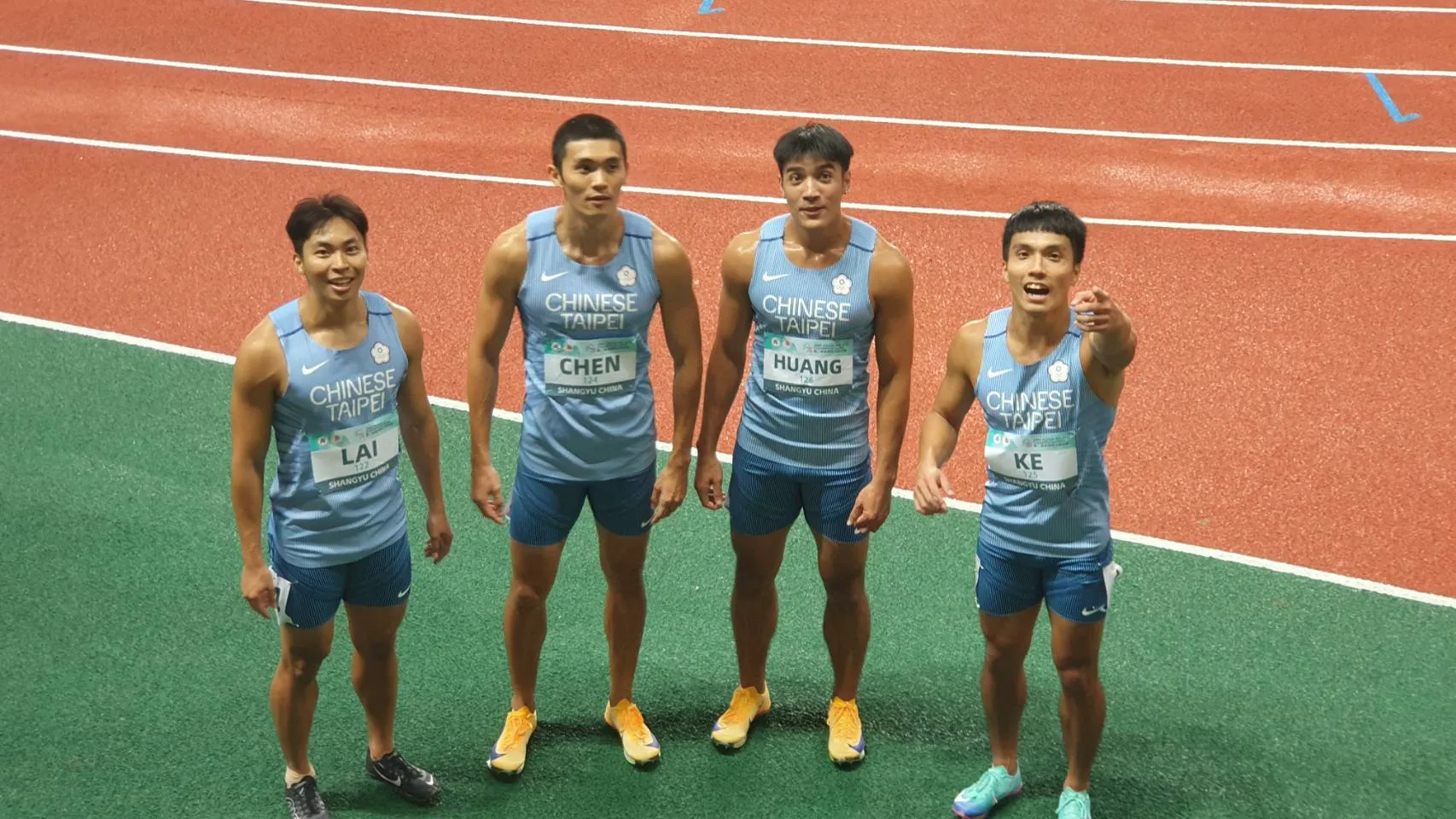 《田徑》苦等7年終突破 台灣男子4X100公尺接力隊衝出38秒41奪亞洲接力賽銅牌